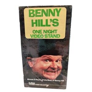 Benny Hills One Night Video Stand (VHS, 2001)-Brand New Sealed-Benny Hill Comedy